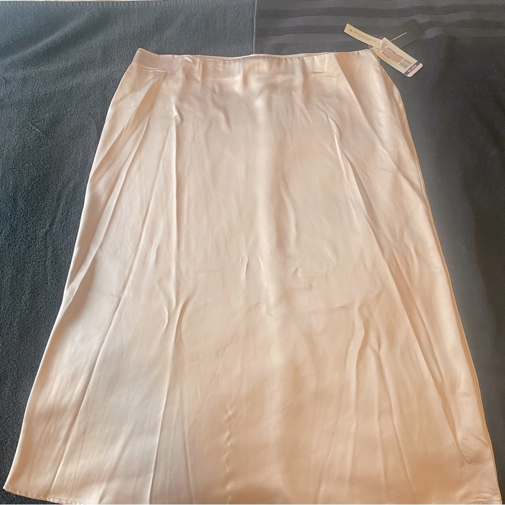 French Connection Cream Midi Skirt